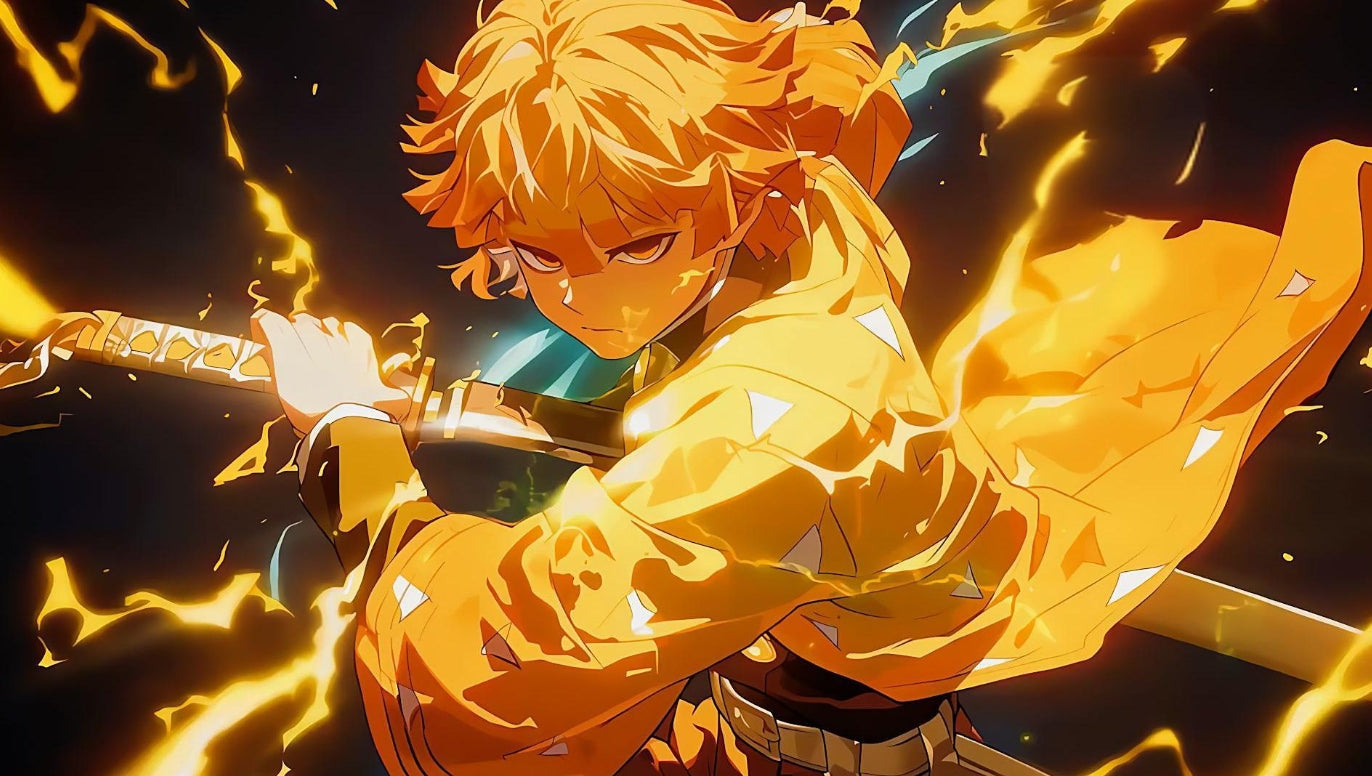 Black Friday Deal: COOLKATANA Zenitsu Nichirin Schwert Real Katana