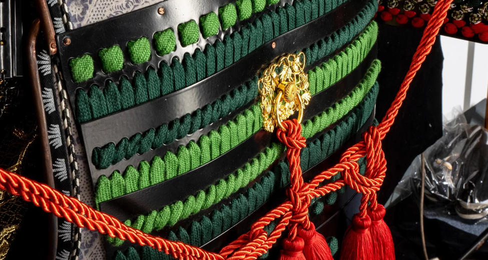 Oda Clan Black & Green Samurai Armor – Sengoku Era Glory Revived