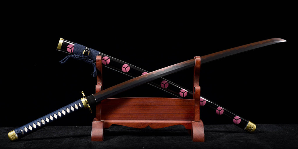 One Piece Zoro Shusui Katana Sword Clay Tempered Samurai Sword