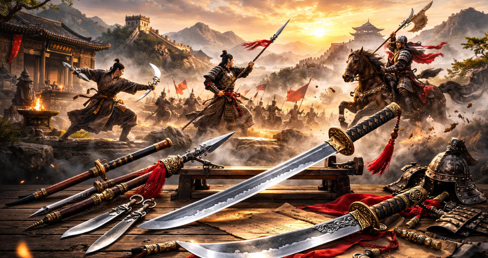 Traditional Chinese Weapons: Swords, Spears & Martial Arts History