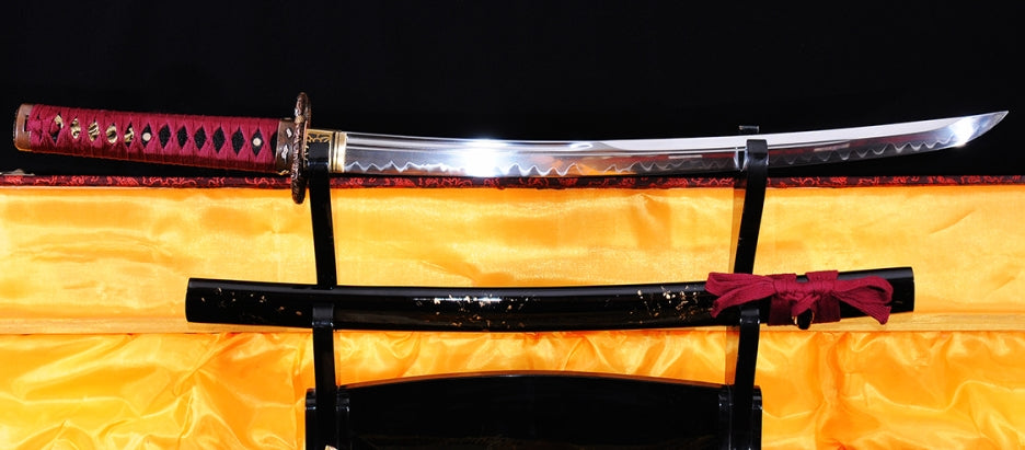 The Beauty of the Blade: Wakizashi Sword with Copper Dragon Tsuba