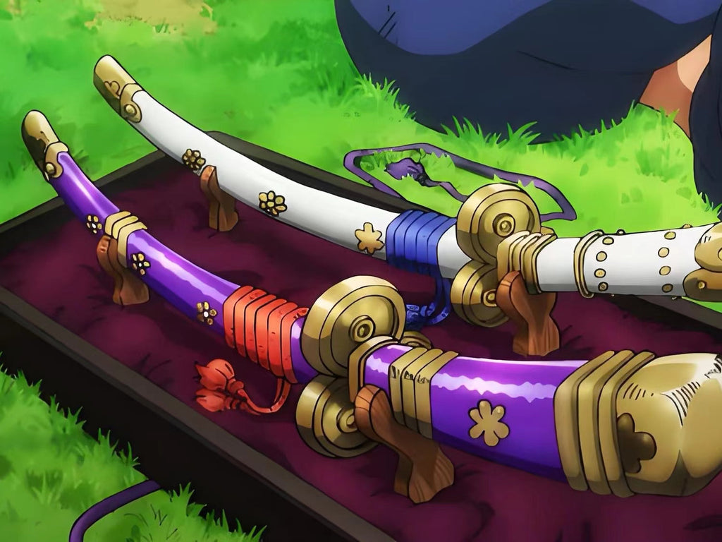 'Enma Sword' One Piece Anime Sword in Purple katana – Zoro's Legacy!