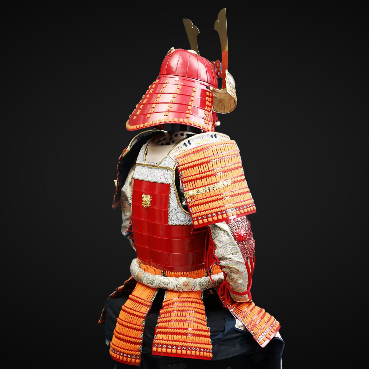 Handmade Life Size Red Samurai Armor For Yukimura Sanada With Kuro Kuw Handmade Life Size Red Samurai Armor For Yukimura Sanada With Kuro Kuw