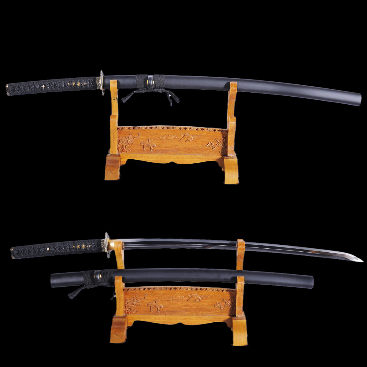 Handgeschmiedetes japanisches Samurai Katana Schwert 9260 Federstahl