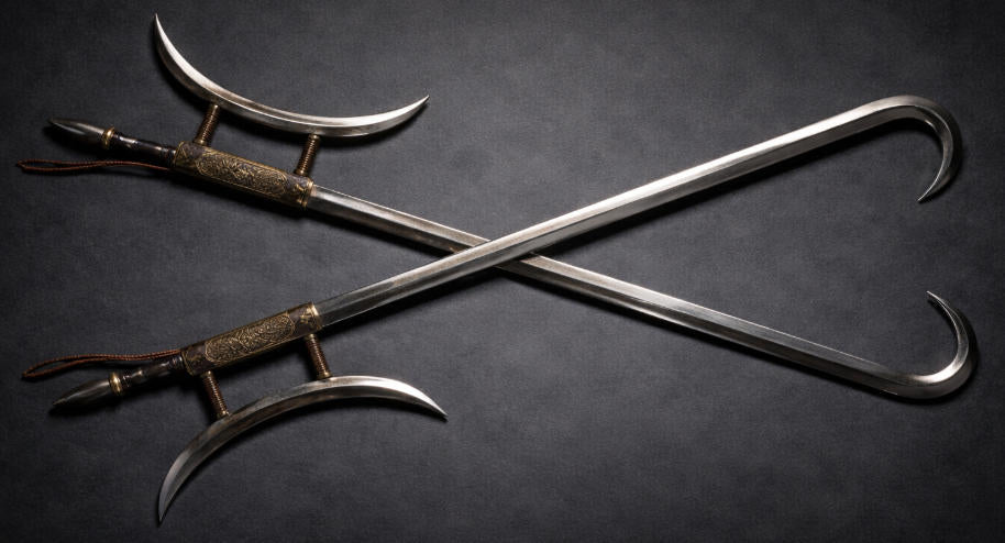 Hook Swords History & Techniques: China’s Real Twin Hook Weapons