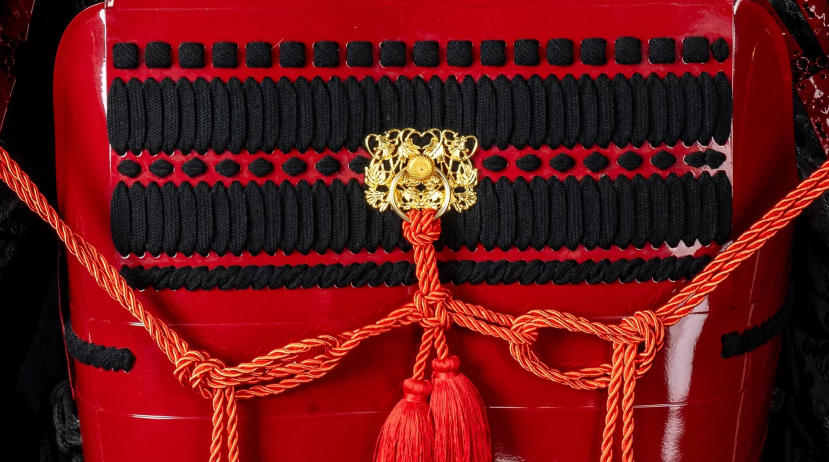 Sanada Nobuyuki Red Samurai Armor – Family Honor & Bushido Spirit