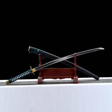 Handmade Anime Bleach Aizen Katana Sword Kyoka Suigetsu Zanpakuto 1060 Steel Blade Full Tang