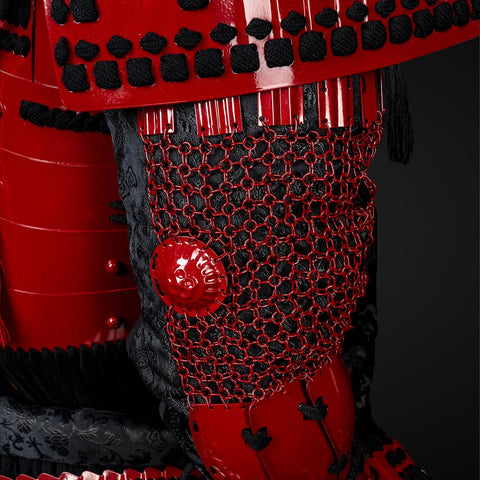 Traditional Samurai Armor with Armor Fossil Design Elements

