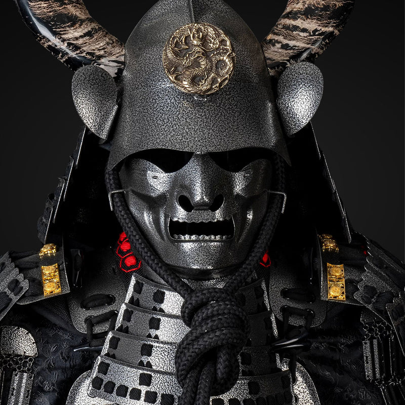 Samurai Roping Armor Handmade Life Size Sanada Nobuyuki Clan Japanese Samurai Armor, Black ...