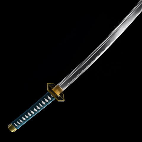 Handmade Anime Bleach Aizen Katana Sword Kyoka Suigetsu Zanpakuto 1060 Steel Blade Full Tang