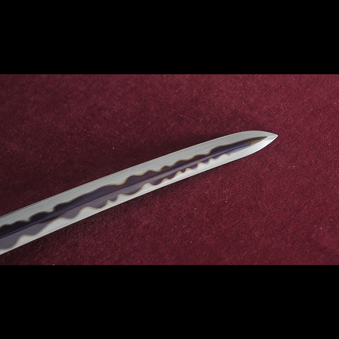 Handmade hardwood saya of the Sekiro katana replica
