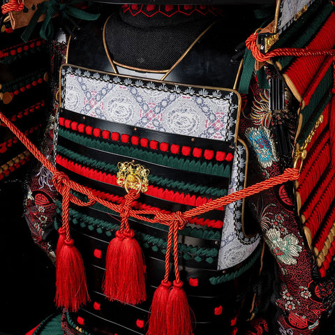 Handmade Samurai Armor with Armorer's Wrench Custom Tool Integration


