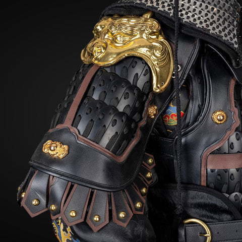 Ancient Chinese general armor, fully handcrafted, authentically restored for battlefield glory, perfect for collection or performance.