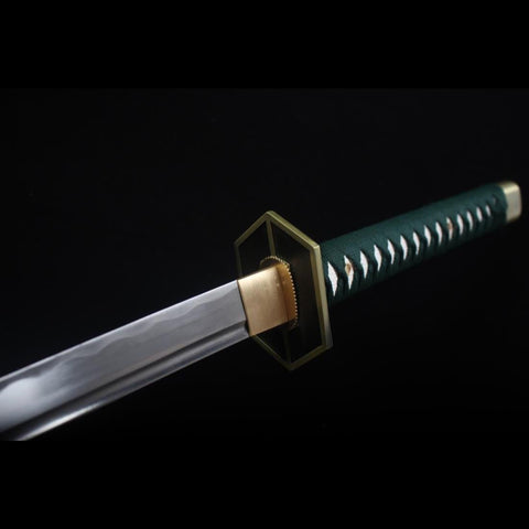 Handmade Anime Bleach Aizen Katana Sword Kyoka Suigetsu Zanpakuto 1045 Steel Blade Full Tang-COOLKATANA