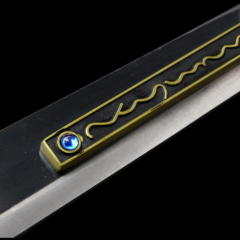 One Piece Dracule Mihawk Yoru Black Sword Replica Anime Katana 