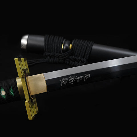 Alloy tsuba on Tokitou Muichirou katana

