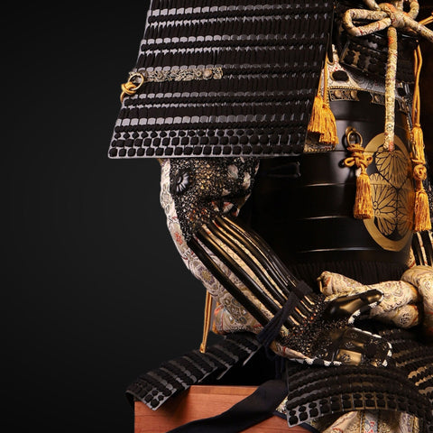 Cosmic Armor Superman-Inspired Tokugawa Clan Black and White Samurai Armor

