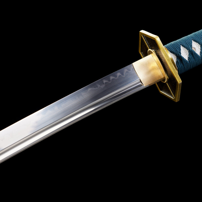 Handmade Kyoka Suigetsu Zanpakuto – T10 Clay-Tempered Battle-Ready Katana 