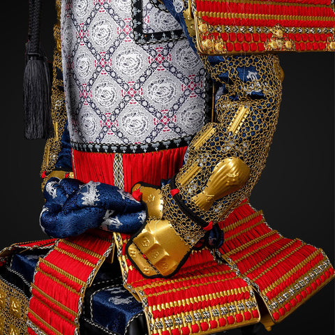 The full Armor of God symbolism applied to the Takeda Clan design, representing strength, divine protection, and resilience, with intricate engravings and spiritual motifs.

