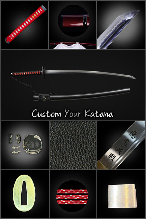 ​Custom Samurai Swords Iron material Tsuba-COOLKATANA