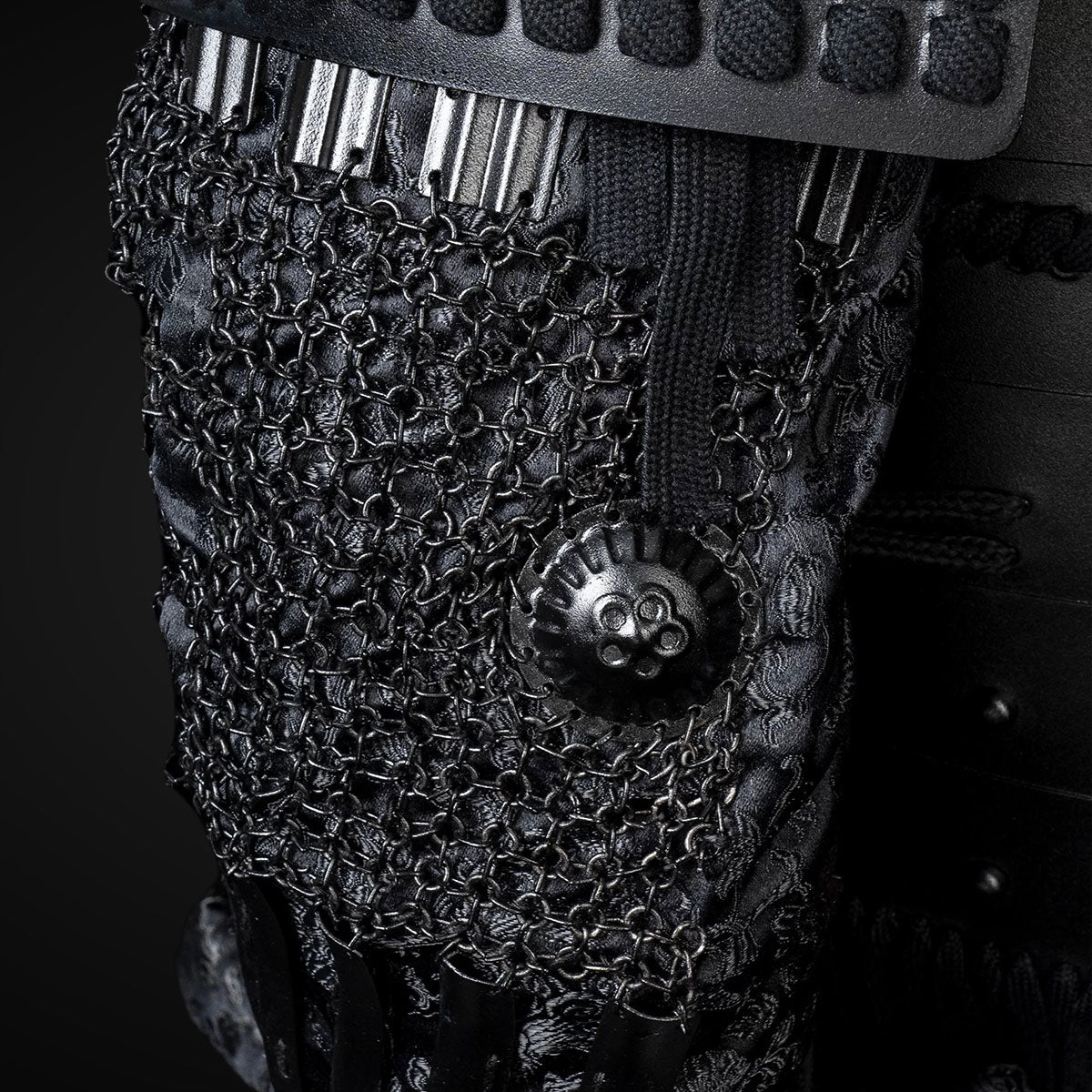 Ra Armor Handmade Sanada Nobuyuki Clan Life-Size Black Samurai Armor Yoroi ...