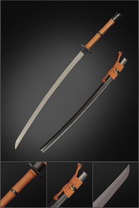 Replica Cyberpunk 2077 Katana – Hand-Forged 1095 High Carbon Steel with Titanium Coating
