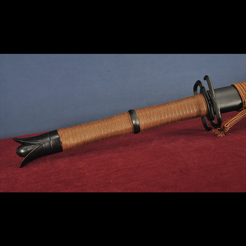 Cyberpunk Katana with Precision Forged Blade and Hardwood Handle

