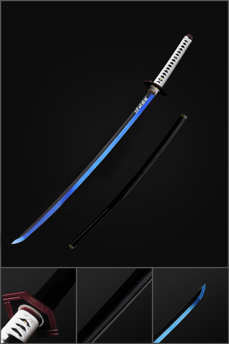 Hand Forged Anime Katana Demon Slayer Tomioka Giyuu Nichirin Sword 109 