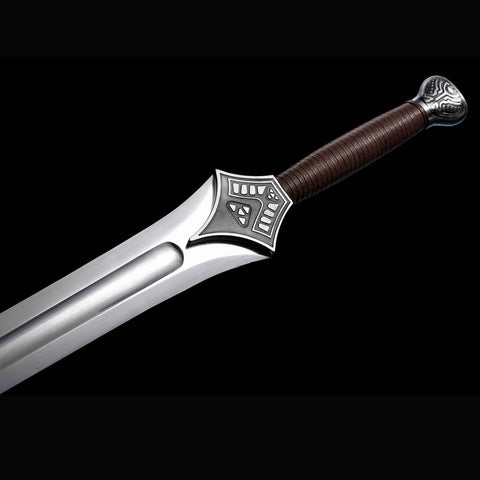 Full view of Conan Mother’s Sword movie replica with sheath

