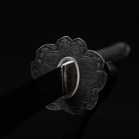 Handmade full tang sword with rayskin handle, inspired by Sekiro

