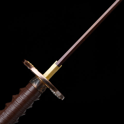 Battle-ready katana designed for both precision cutting and collection display

