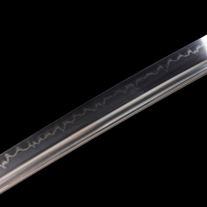 Handmade Kyoka Suigetsu Zanpakuto – T10 Clay-Tempered Battle-Ready Katana 