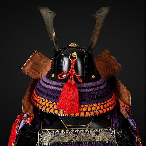 Full-Size Oda Clan Yoroi with Minecraft Netherite Armor Durability

