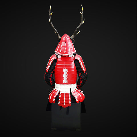 Put on the Full Armor of God with Life-Size Japanese Yoroi Red Samurai Armor

