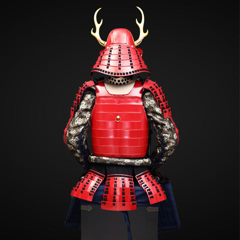 Armored Mewtwo Inspired Concept in Life-Size Red Samurai Armor for Yukimura Sanada

