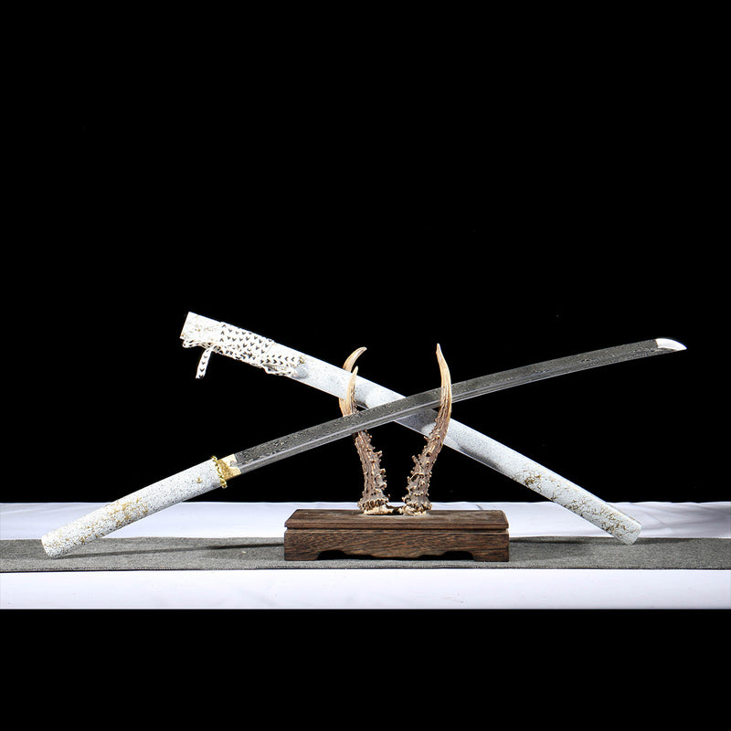 Ghost of Yotei Atsu Katana | Damascus Steel Samurai Sword 