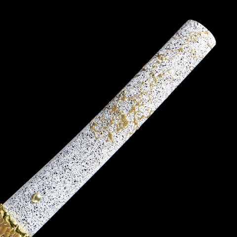 Ghost of Yotei Atsu Gilded Dawn Katana lacquered Saya scabbard QQ-0270U