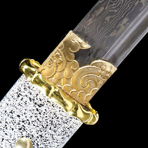 Ghost of Yotei Atsu Gilded Dawn Katana Habaki and blade fittings QQ-0270U
