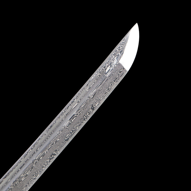 Ghost of Yotei Atsu Katana | Damascus Steel Samurai Sword 