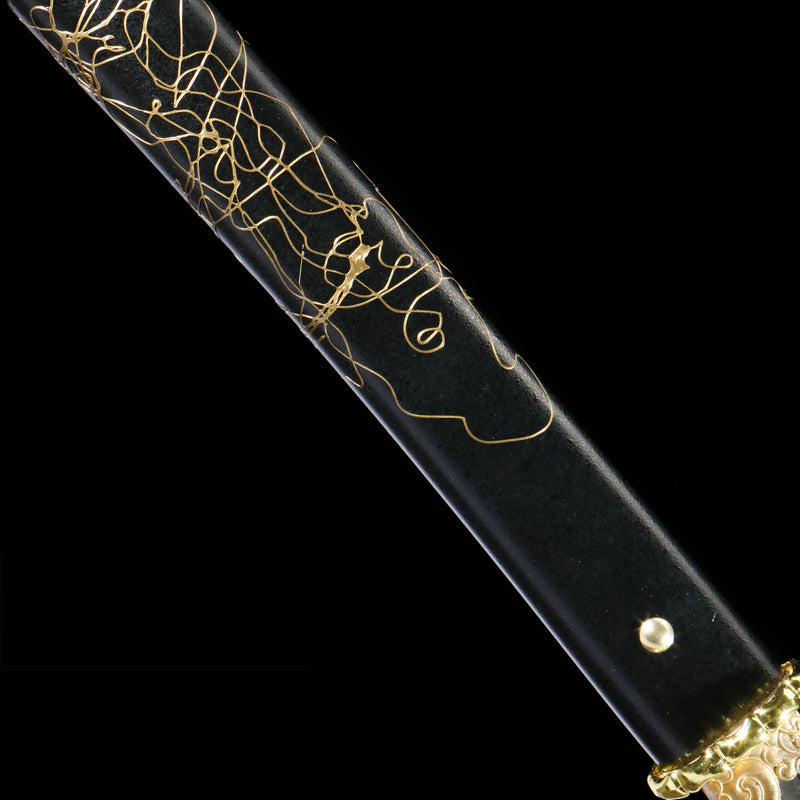 Ghost of Yotei Atsu Katana | Damascus Steel Samurai Sword 