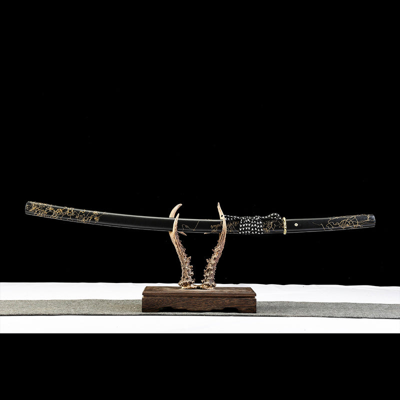 Ghost of Yotei Atsu Katana | Damascus Steel Samurai Sword 