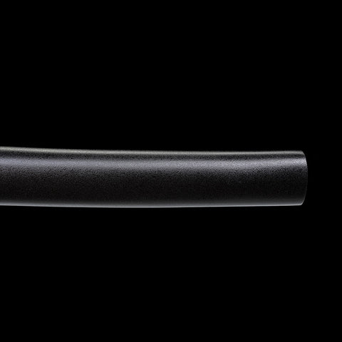 Complete katana view with saya, Ichigo Bankai sword red-black blade design2