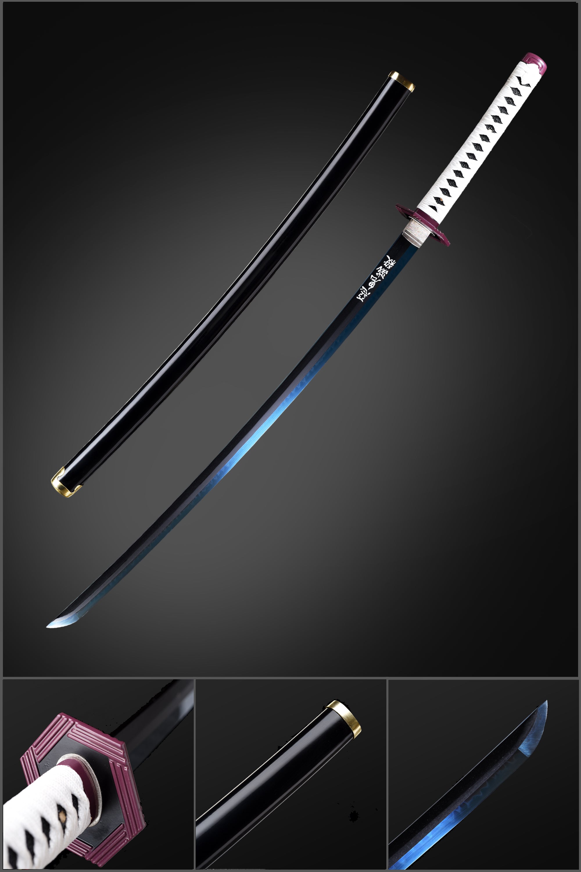 Anime Demon Slayer Tomioka Giyuu Nichirin Sword T10 Steel Battle Ready anime-demon-slayer-tomioka-giyuu-nichirin-sword-t10-steel-battle-ready
