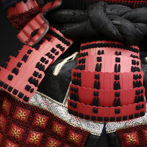 Life-size samurai armor, a perfect centerpiece for warriors training in an armor gym.

