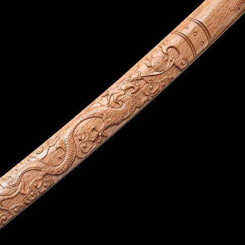 Side view of the katana displaying the refined balance and perfect curvature

