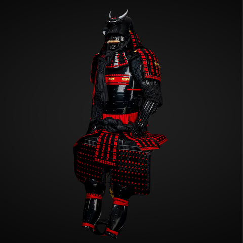 Handmade Samurai Armor with Under Armor Volleyball Shoes Tactical Influence

