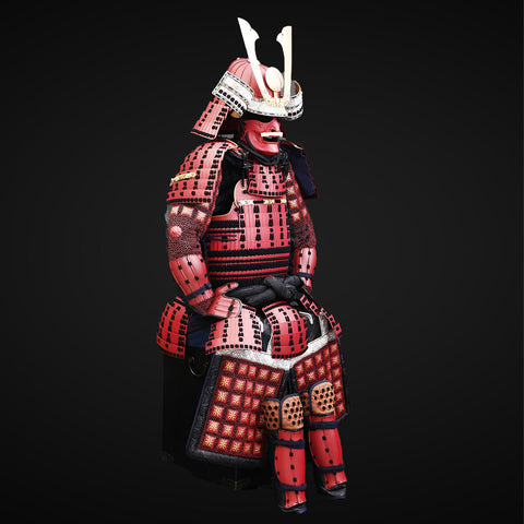 Authentic samurai Yoroi, reminiscent of legendary Skyrim armor designs.

