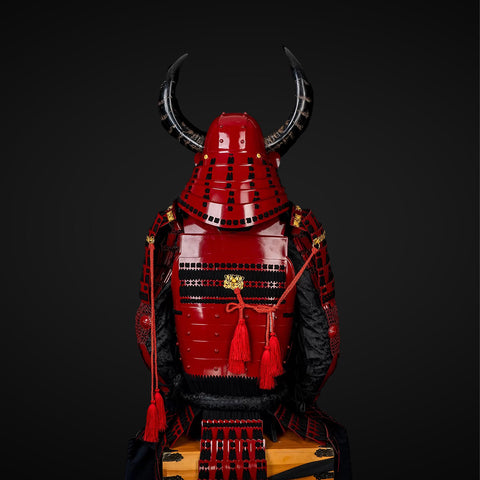 Red Samurai Yoroi with Armor Class 6 Durability and Strength


