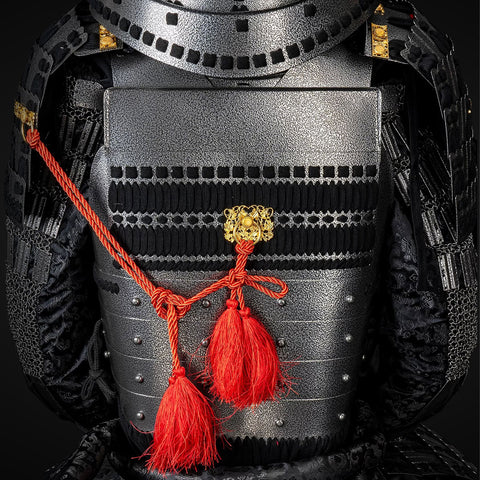Handmade Samurai Yoroi with Isle of Armor Pokedex Engravings

