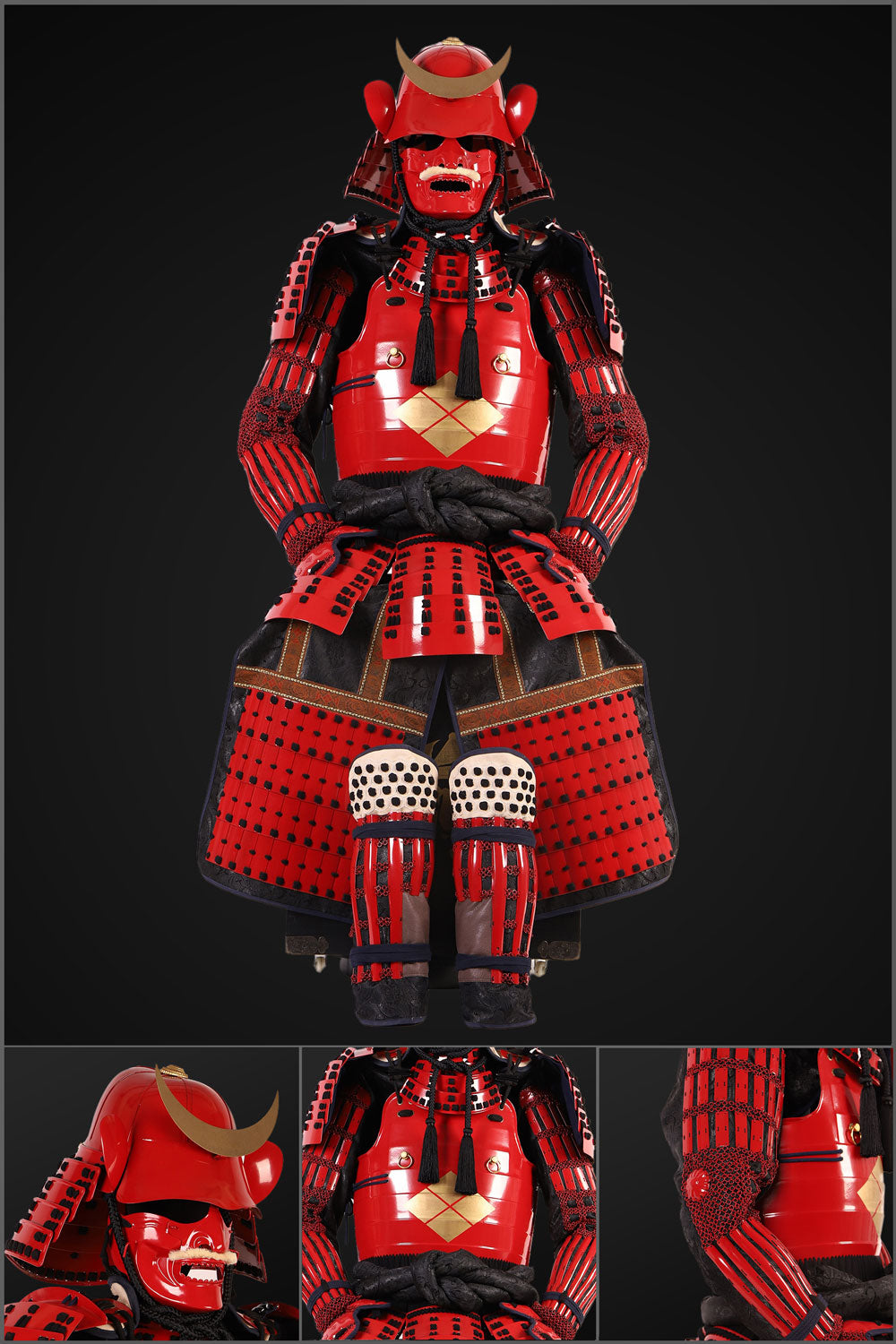Handmade Takeda Clan Life-Size Yoroi,Japanese Samurai Armor with